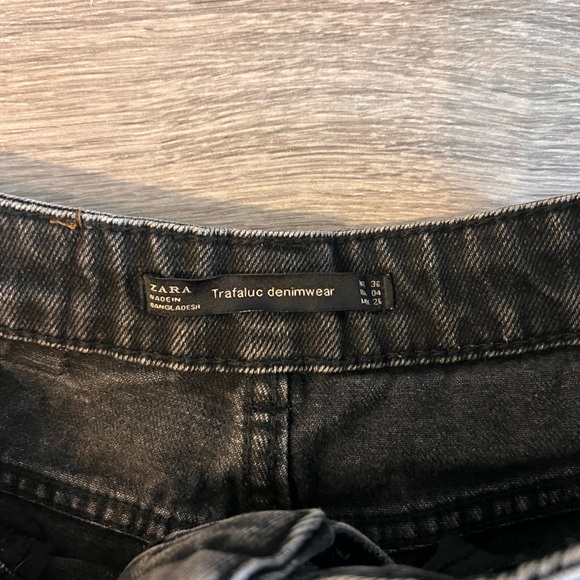 Zara 100% Cotton Jean Shorts - Picture 4 of 5